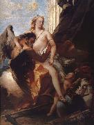 Giovanni Battista Tiepolo Opening time the truth oil painting on canvas